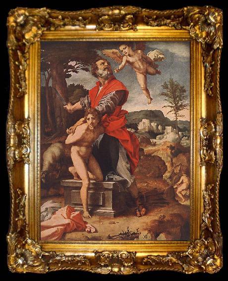 framed  Andrea del Sarto The Sacrifice of Abraham, ta009-2